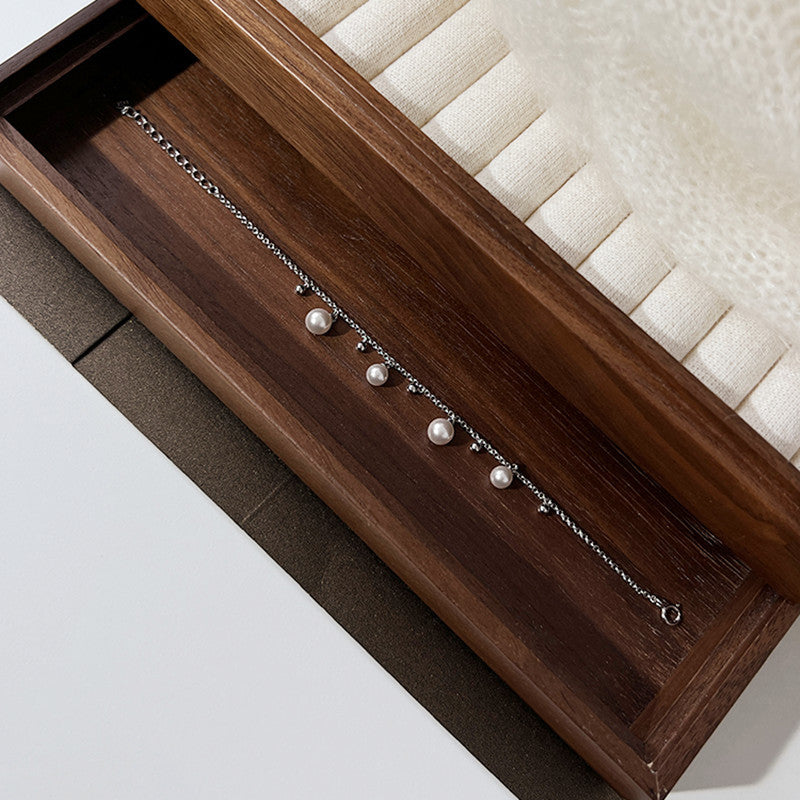 Zilverwater Goldene Perlenarmband